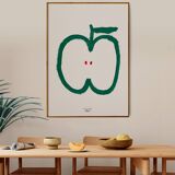 The Apple - wall poster 50x70cm