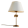 Gold-painted table lamp