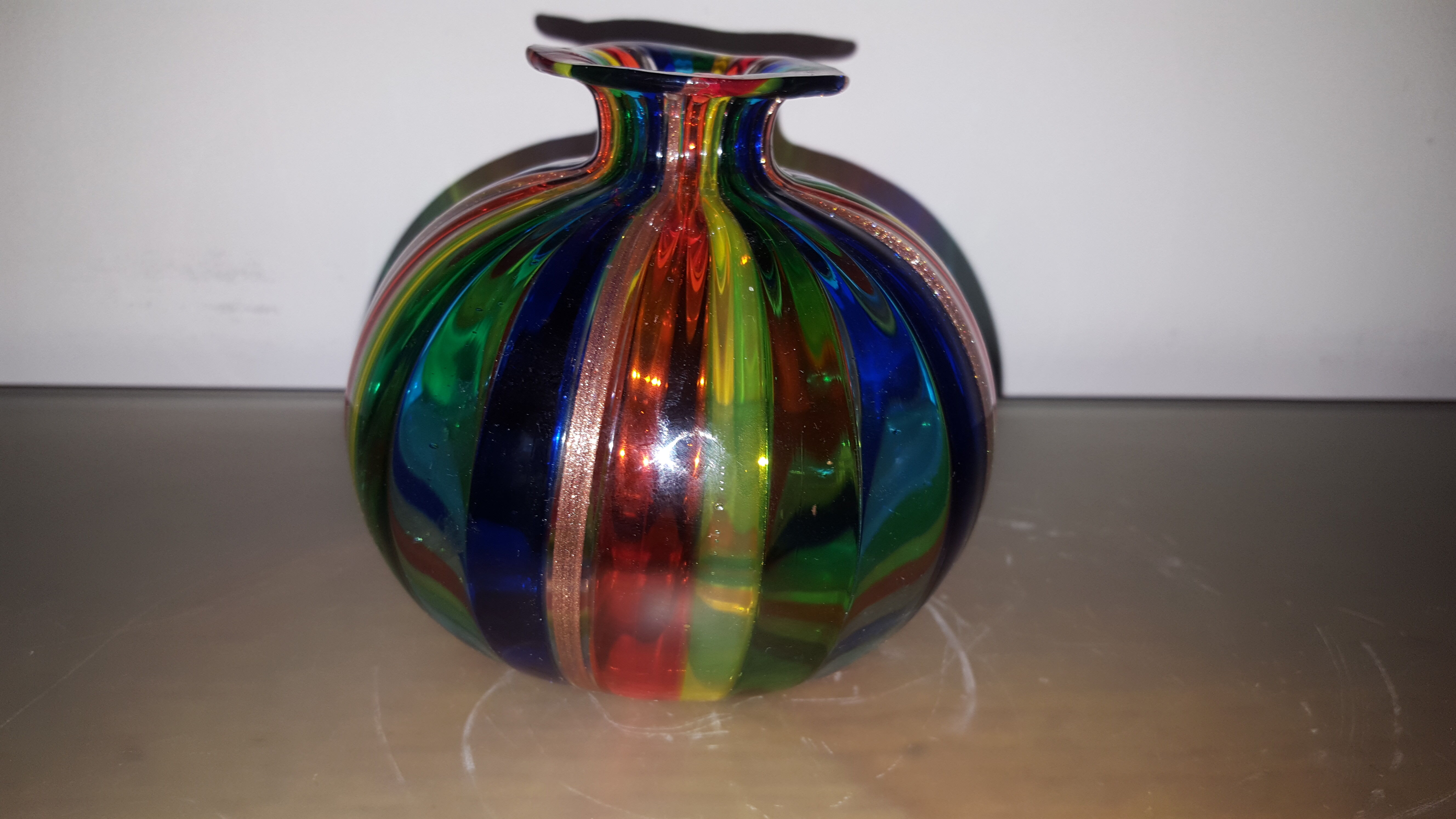 Murano multicolored vase