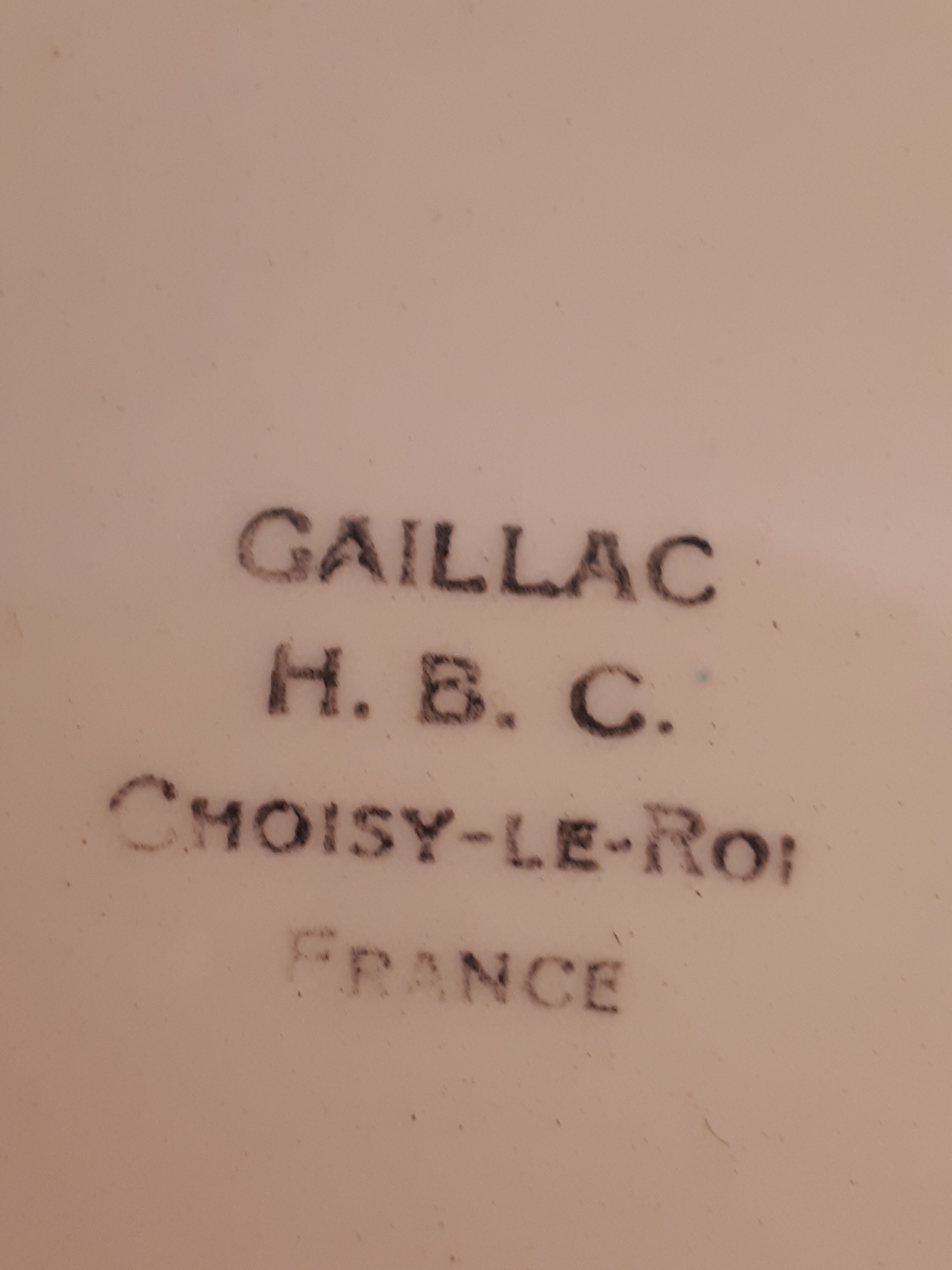 Pitcher art deco 1930 Choisy the King