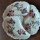 Plat compartiments  porcelaine  original