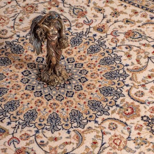 Beige and black persian carpet chaku 280x380 cm