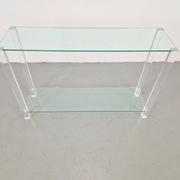 Glass and Acrylic The Hague Console Table from Bor Design, 1990s