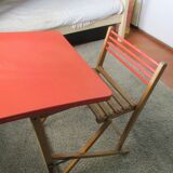 Foldable school desk from the 60s brand PLIDEAL