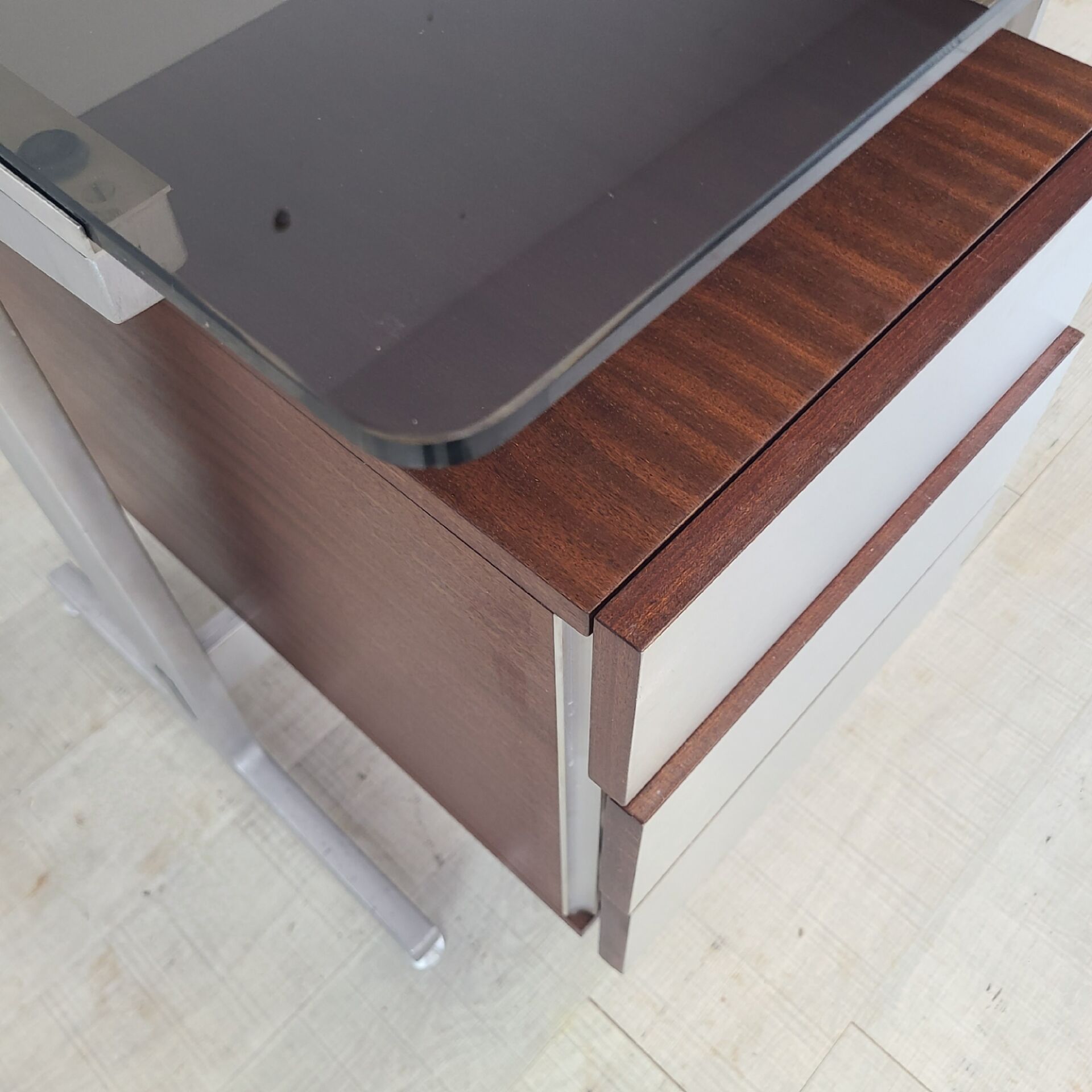 Modernist vintage desk Étienne Fermigier 1970s