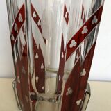 Bohemian glass vase