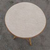 Rattan side table