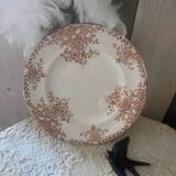 Longwy ironstone flat plate, Marly model