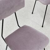 Set of 4 Italian mid century style dining chairs 1950s