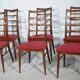 Lot de 6 chaises de salle à manger en teck de design danois des années 1960 par Nils Koefoed – Modèle LIS