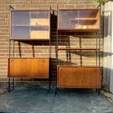 Mid Century Avalon Modular Ladderax Teak Vintage Shelving Unit 1