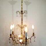 Lustre 5 lumières cristal