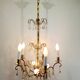 5-light crystal chandelier