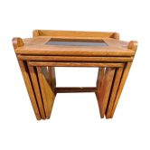 Guillerme & chambron nest of table 1950