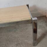 Table basse travertin vintage