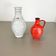 Set of 2 fat lava pottery vase made Bay Ceramics, Germany