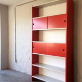 Metal modular storage system with compartments