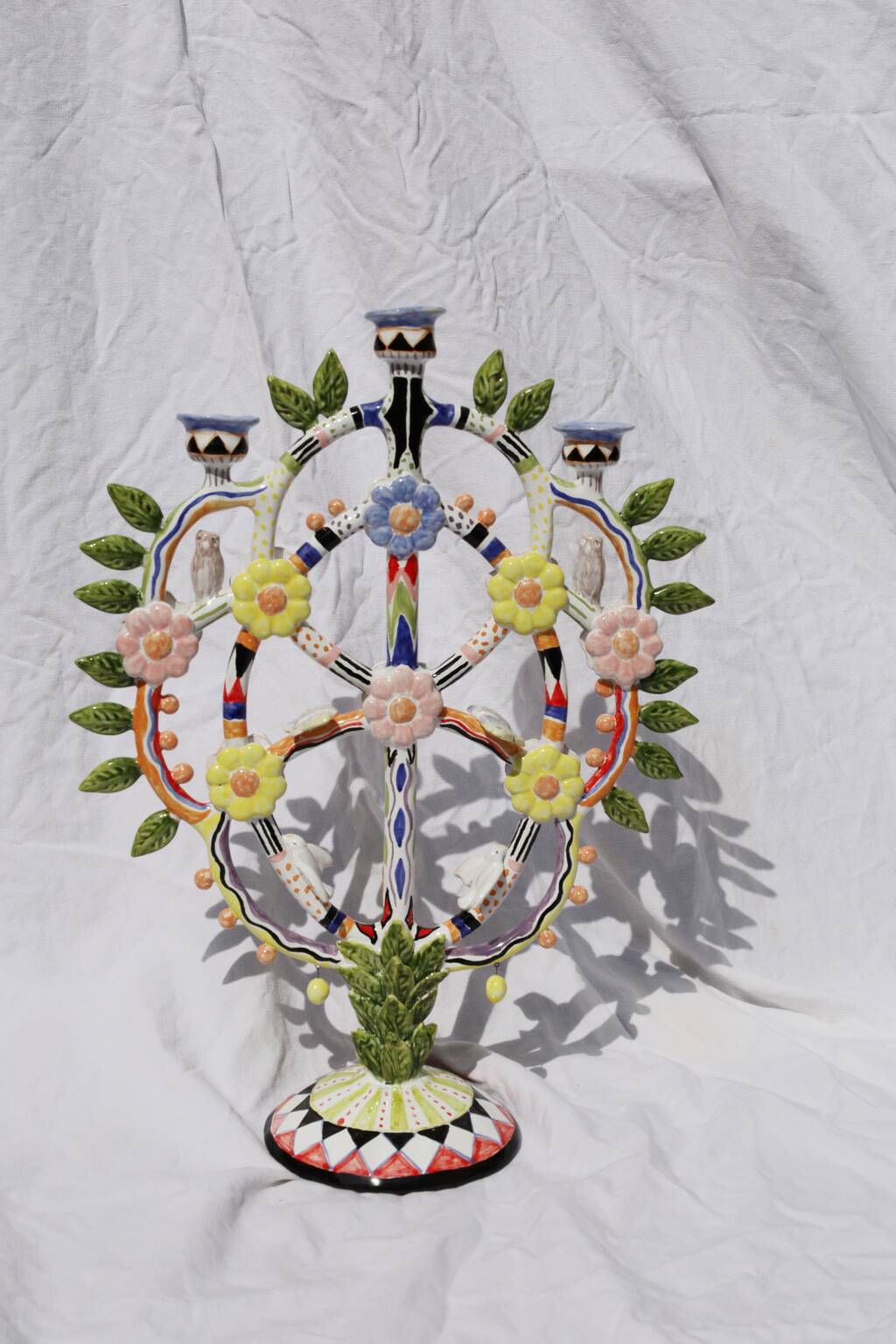 Italian artisanal candle holder