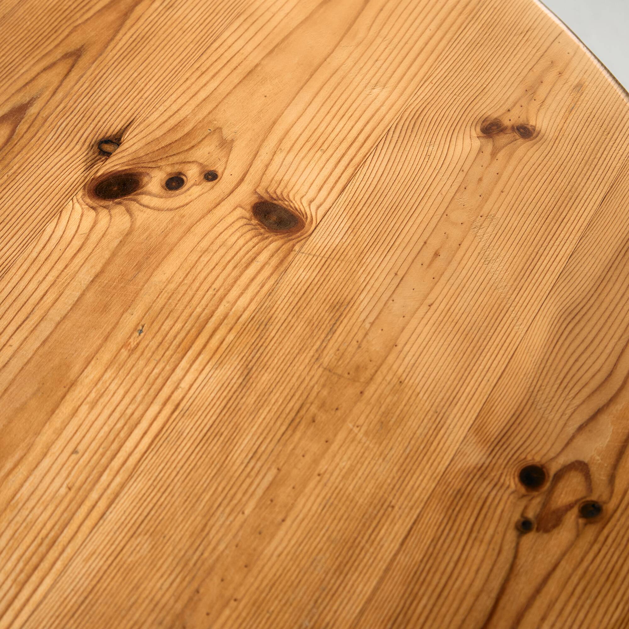 Pine dining set by Rainer Daumiller for Hirtshals Savvaerk, Set of 7