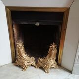 Pair of gilded bronze channels Louis XV style
