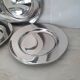 Alessi Alfra / Small presentation plates in 18/8 stainless steel