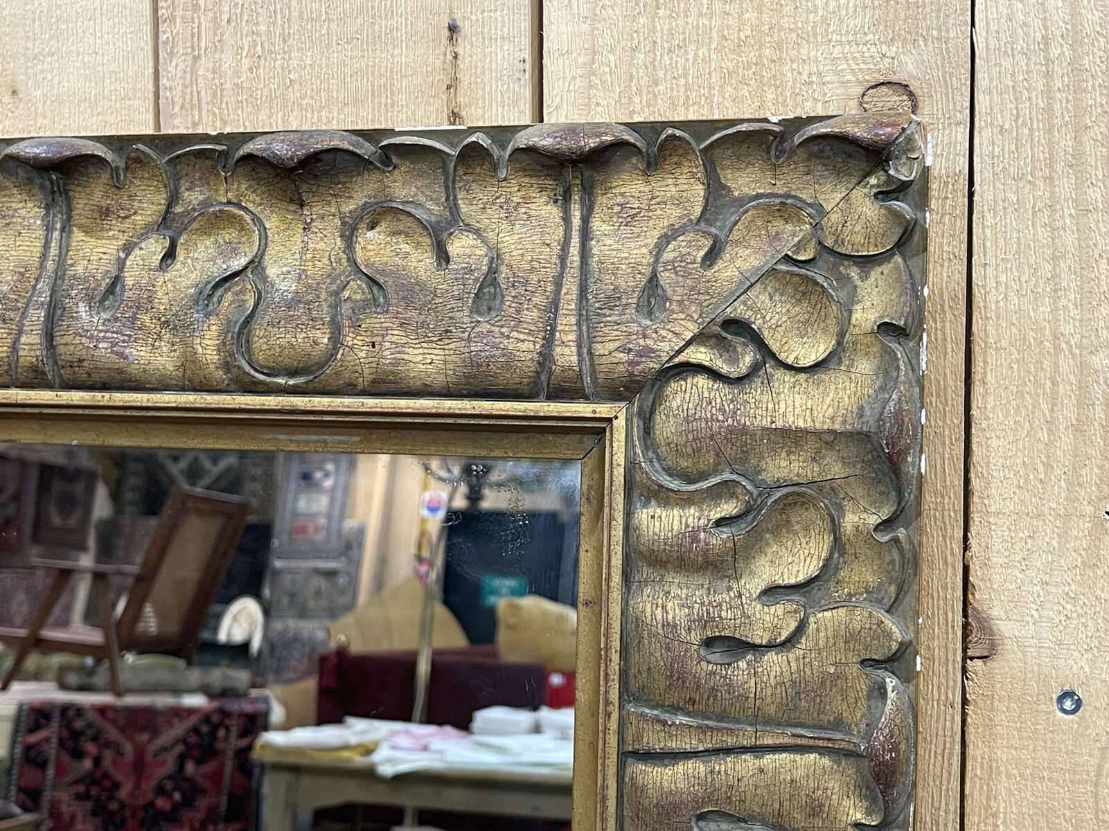 Gilded mirror from the 1930s - 1m09x1m48.