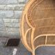 Vintage rattan headboard from the 1970s