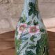 Very beautiful polychrome decorative duck cane statue in Porcelain from Par