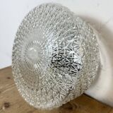 Vintage Glass Wall or Ceiling Light, 1970s