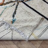 Handmade wool Berber rug 309X200 cm