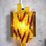 Mid-Century Crystal Glass Wall Lights, Denmark, Set of 2