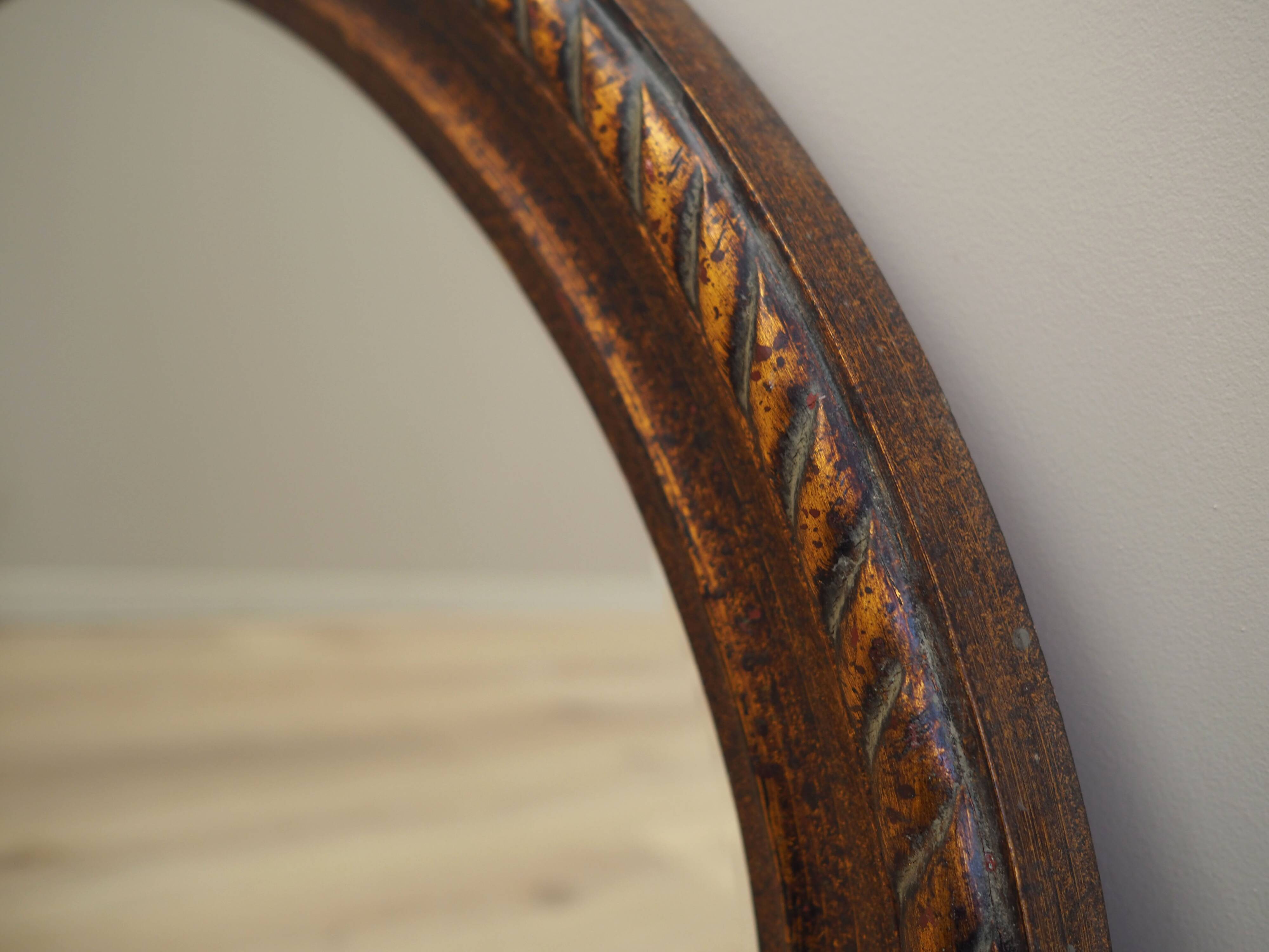 Mirror in wooden frame, Danish design, 1960s, production: Denmark