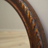 Miroir dans un cadre en bois, design danois, années 1960, production : Danemark