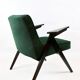 Green armchair by Józef Chierowski, 1970