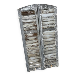 Volets archés en chêne