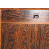 Danish design rosewood sideboard with display cabinet from Brouer, 1960s