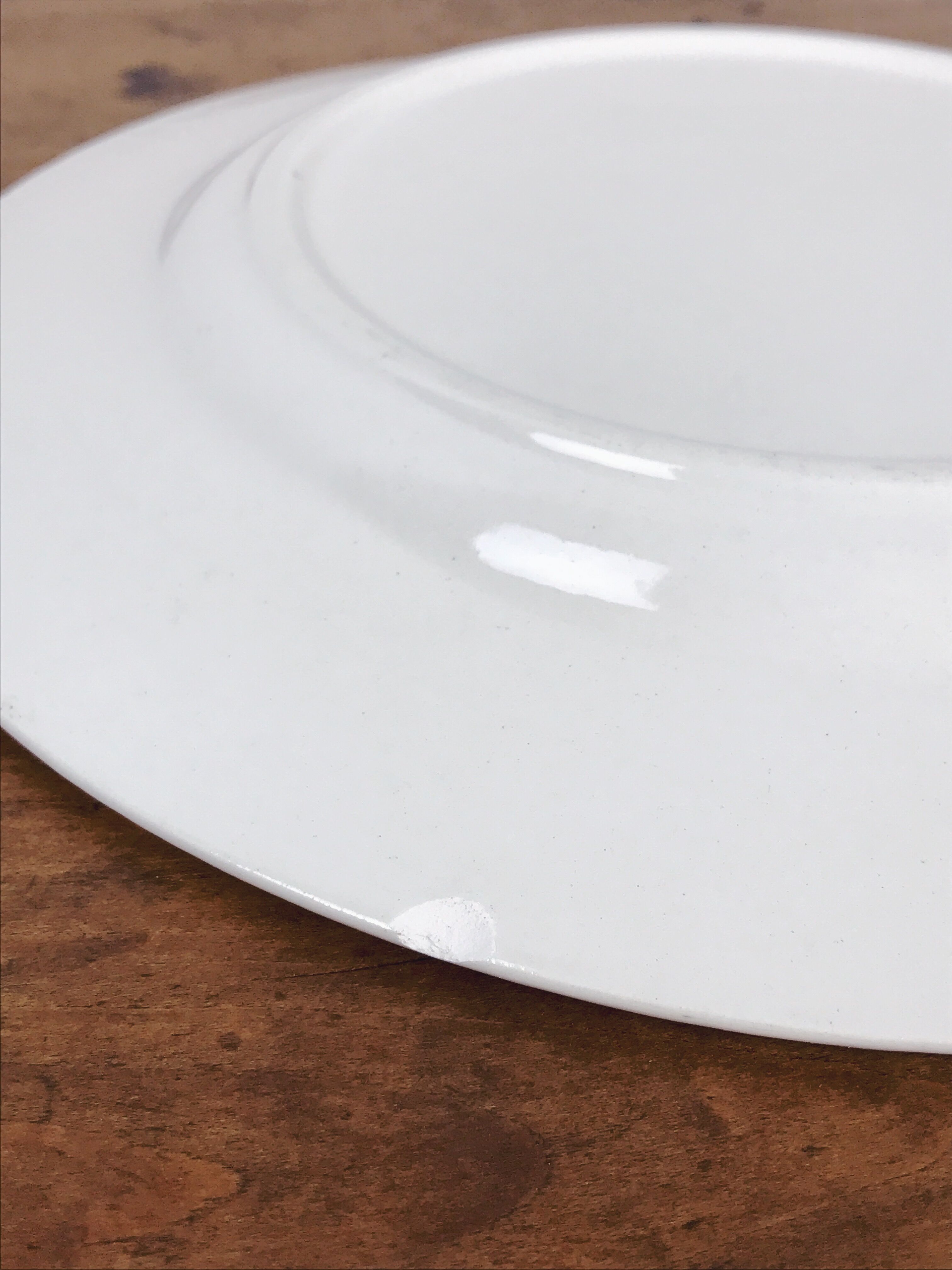 Plate decoration blue flowery