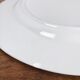 Plate decoration blue flowery