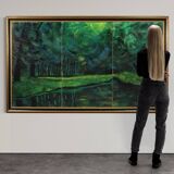 Great Italian painting dated 1993