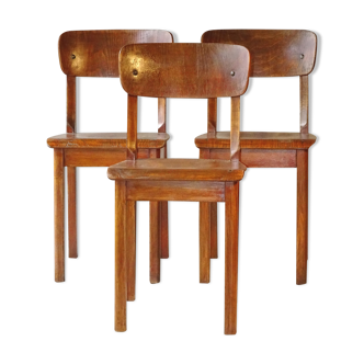 3 chaises dites de Reconstruction, 1950/1955