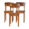 3 chaises dites de Reconstruction, 1950/1955
