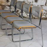 4 conference chairs from La Sorbonne, 1970