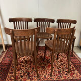 Anciennes chaises de bistrot  Baumann X 5