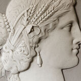 Plaster medallion, Ceres