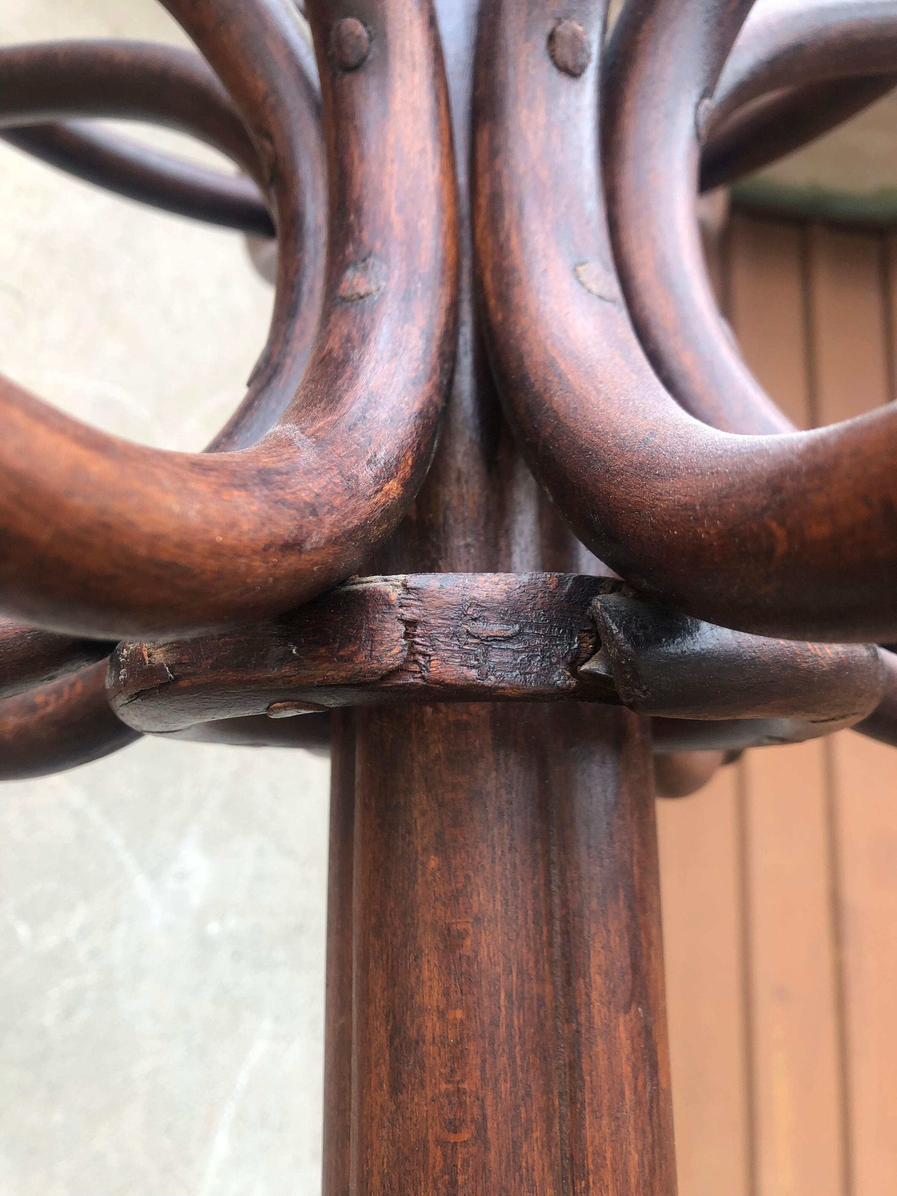 Coat rack parrot Thonet early twentieth art deco