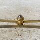 Coffee table in green marble and brass circa 50/60
