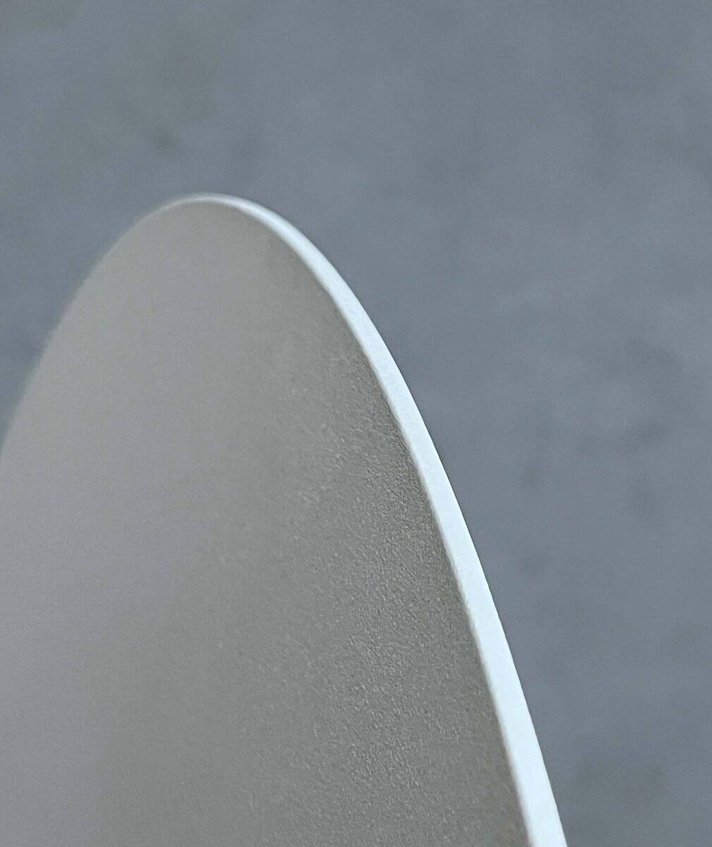 Outdoor metal table series Tio minimalist by Chris Martin for Massproductions, Finland.