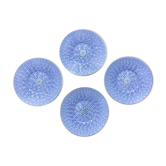 Set of 4 bread plates j.Seignolles Villa Toscana