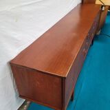 Scandinavian enfilade of the 70s, teak plated.
