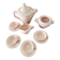 Pink ceramic coffee service by St Amand Ceranord